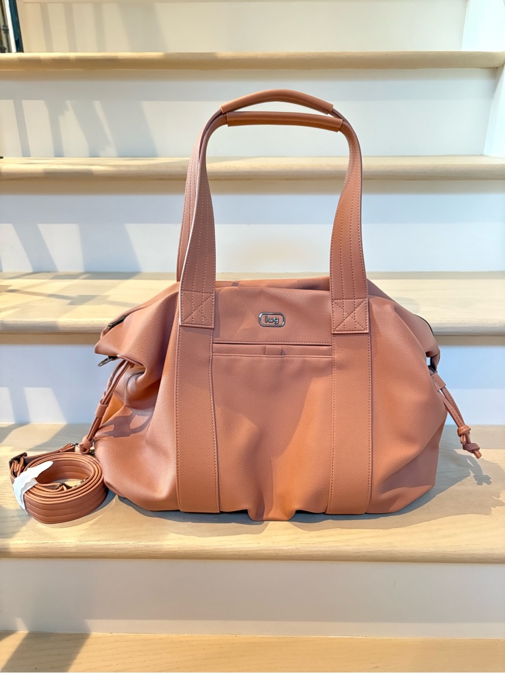 LUG | Piper Hobo Tote Bag | Chai Latte